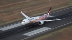 \A Qantas Boeing 787 Dreamliner on March 2, 2018 in Alice Springs, Australia. 