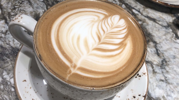 When theshoe shopping gets tough, latte to the rescue. Photographer: Kate Krader/Bloomberg