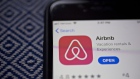 The Airbnb Inc. application is displayed in the App Store on an Apple Inc. iPhone in an arranged photograph taken in Arlington, Virginia, U.S., on Friday, March 8, 2019. 