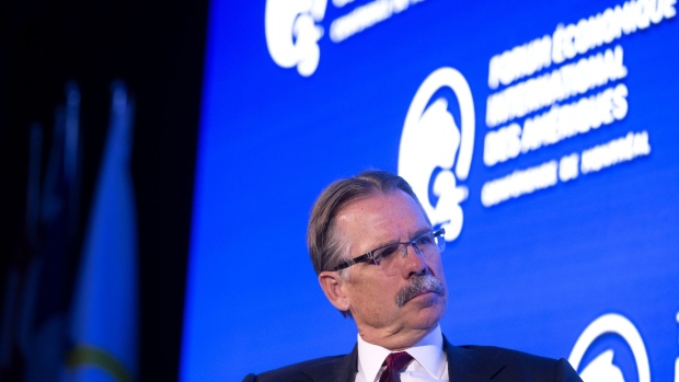 Glenn Hutchins, co-founder of Silver Lake Credit Fund LP, listens during the International Economic Forum Of The Americas (IEFA) in Montreal, Quebec, Canada, on on Monday, June 10, 2019. The conference strives to foster exchanges of information, to promote free discussion on major current economic issues and facilitate meetings between world leaders to encourage international discourse by bringing together Heads of State, the private sector, international organisations and civil society. 
