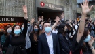Hong Kong protests financial district AP Photo