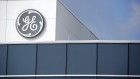 Signage is displayed outside the General Electric Co. (GE) Aviation assembly plant in Lafayette, Ind