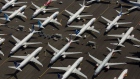 GETTY IMAGES - Boeing 737 Max jets parked near Boeing Field in Seattle, Washington. 