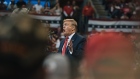 U.S. President Donald Trump speaks during a 'Homecoming' rally in Sunrise, Florida, Nov. 26, 2019.
