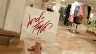 A shopper at a Lord & Taylor store. 