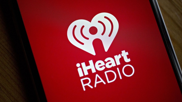 The iHeartMedia Inc. application is displayed for a photograph on an Apple Inc. iPhone in Washington, D.C., U.S., on Thursday, March 1, 2018. Embattled iHeartMedia is circulating documents for a bankruptcy filing that could come as soon as this weekend for the biggest U.S. radio broadcaster. 