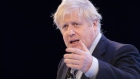 Boris Johnson, U.K. prime minister, gestures while speaking at the Confederation of British Industry (CBI) 2019 Annual Conference in London, U.K., on Monday, Nov. 18, 2019.