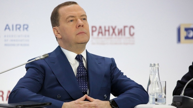 Dmitry Medvedev Photographer: Andrey Rudakov/Bloomberg