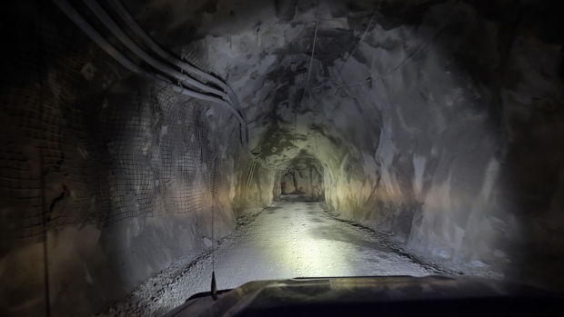 Headlights of a vehicle illuminates the underground passage of the Kirkland Lake Gold Ltd. Fosterville Gold Mine in Bendigo, Victoria, Australia, on Friday, Aug. 9, 2019. As prices soar, production in the goldfields of Victoria state is rising again and has already climbed to the highest since 1914 as mining companies dig deeper and new technology helps to uncover once hidden and richer deposits in a region that almost rivaled the Californian gold rush and was thought to have petered out decades ago. Photographer: Carla Gottgens/Bloomberg