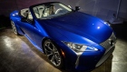 A Toyota Motor Corp. Lexus LC 500 convertible vehicle is displayed during a reveal event ahead of the Los Angeles Auto Show in Los Angeles, California, U.S., on Tuesday, Nov. 19, 2019. Toyota's upscale brand now offers a soft top version of its LC 500 flagship coupe. Photographer: Kyle Grillot/Bloomberg