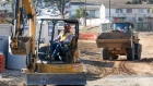 Contractors operate heavy machinery at the construction site of the Sunnydale Hope SF housing redevelopment project in the Sunnydale neighborhood of San Francisco, California, U.S., on Wednesday, Oct. 30, 2019.