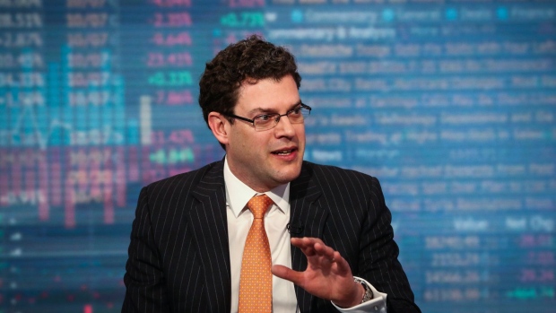 Michael Hasenstab, executive vice president and global chief investment officer of Franklin Templeton Cos LLC, speaks during a Bloomberg Television interview in New York, U.S.