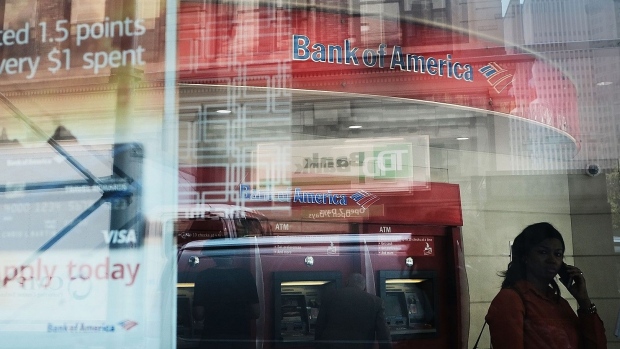 NEW YORK, NY - JULY 18: A Bank of America branch stands in lower Manhattan on July 18, 2017 in New York City. Bank of America Corp. reported a higher-than-expected quarterly profit Tuesday as cost cuts and the strength in its consumer bank started to take hold. (Photo by Spencer Platt/Getty Images) Photographer: Spencer Platt/Getty Images North America