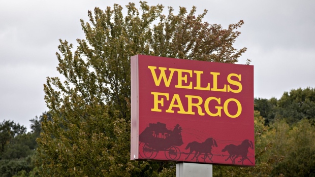 Signage is displayed outside a Wells Fargo & Co. bank branch in Moline, Illinois, U.S., on Friday, Oct. 11, 2019. Wells Fargo is scheduled to release earnings figures on October 15. Photographer: Daniel Acker/Bloomberg