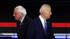 Former Vice President Joe Biden, 2020 Democratic presidential candidate, speaks with an attendee during a campaign event in Columbus, Ohio, U.S., on Tuesday, March 10, 2020. Bernie Sanders and Biden have canceled planned rallies in Cleveland, Ohio Tuesday amid concerns about coronavirus spreading at public events and suggested the campaigns might suspend large gatherings. Photographer: Matthew Hatcher/Bloomberg