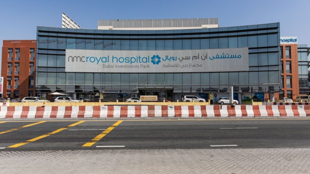The NMC Royal Hospital, operated by NMC Health Plc, stands in Dubai, United Arab Emirates, on Sunday, March 1, 2020. Troubled NMC Health Plc, the largest private health-care provider in the United Arab Emirates, asked lenders for an informal standstill on its debt as Dubai weighs an injection of capital to safeguard the emirate’s reputation among global investors. Photographer: Christopher Pike/Bloomberg