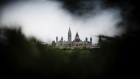 Parliament Hill stands in Ottawa, Ontario, Canada, on Thursday, Aug. 16, 2018. 