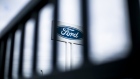 Signage is displayed outside the idled Ford Motor Co. Michigan Assembly plant in Wayne, Michigan, U.S., on Monday, March 23, 2020. The auto industry is escalating its push for U.S. assistance to help weather the impact of a global pandemic that has halted or will soon stop production at 42 out of 44 plants that assemble vehicles in the country. Photographer: Anthony Lanzilote/Bloomberg