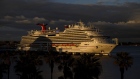The Carnival Corp. Panorama cruise ship sits docked in Long Beach, California on March 7, 2020. Photographer: Patrick T. Fallon/Bloomberg
