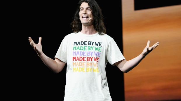LOS ANGELES, CA - JANUARY 09: Adam Neumann speaks onstage during WeWork Presents Second Annual Creator Global Finals at Microsoft Theater on January 9, 2019 in Los Angeles, California. (Photo by Michael Kovac/Getty Images for WeWork) Photographer: Michael Kovac/Getty Images 