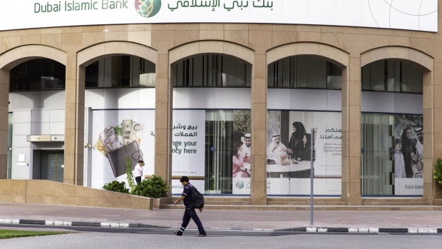 A Dubai Islamic Bank PJSC bank in Dubai. Photographer: Christopher Pike/Bloomberg