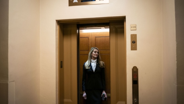 Kelly Loeffler arrives for a vote at the U.S. Capitol in March 23. Photographer: Al Drago/Bloomberg