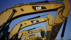 Caterpillar Inc. excavators are displayed for sale at the Whayne Supply Co. dealership in Louisville, Kentucky, U.S., on Monday, Jan. 27, 2020. Caterpillar is scheduled to release earnings figures on January 31. Photographer: Luke Sharrett/Bloomberg