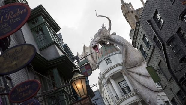 In this handout photo provided by Universal Orlando Resort