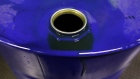 Excess fluid sits on the rim of a barrel of oil based lubricant at Rock Oil Ltd.'s factory in Warrington, U.K., on Monday, March 13, 2017. Oil declined after Saudi Arabia told OPEC it raised production back above 10 million barrels a day in February, reversing about a third of the cuts it made the previous month. Photographer: Chris Ratcliffe/Bloomberg