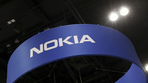 Nokia OYJ signage is displayed at the company's booth during the Mobile World Congress Americas event in Los Angeles, California, U.S., on Tuesday, Oct. 22, 2019. The conference features prominent executives representing mobile operators, device manufacturers, technology providers, vendors and content owners from across the world. Photographer: Patrick T. Fallon/Bloomberg