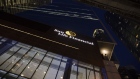 Signage is illuminated on the Sun Life Financial Inc. headquarters in Toronto, Ontario, Canada, on Sunday, Aug. 11, 2019. Sun Life reached its lowest ever coupon for any of its bonds with the issuance of its first sustainable notes in a fresh sign that demand for such debt is increasingly driven by general investors scratching for some yield above inflation. Photographer: Brent Lewin/Bloomberg