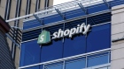 Signage is displayed on the Shopify Inc. headquarters in Ottawa, Ontario, Canada, on Thursday, May 7, 2020. Ottawa-based Shopify edged past Royal Bank of Canada to become the largest publicly listed company in Canada. Photographer: David Kawai/Bloomberg