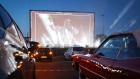 German Rapper Sido performs at the Georg Schutz drive-in cinema on April 26 in Dusseldorf, Germany.