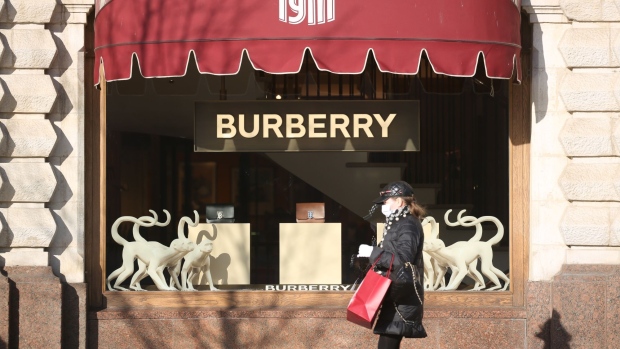 A Burberry Group Plc luxury fashion store in London, U.K. Photographer: Simon Dawson/Bloomberg