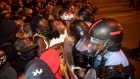 New Orleans police clash with protesters