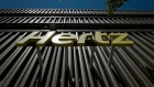Signage is displayed outside a Hertz Global Holdings Inc. office in San Francisco, California, U.S., on Tuesday, May 5, 2020. 