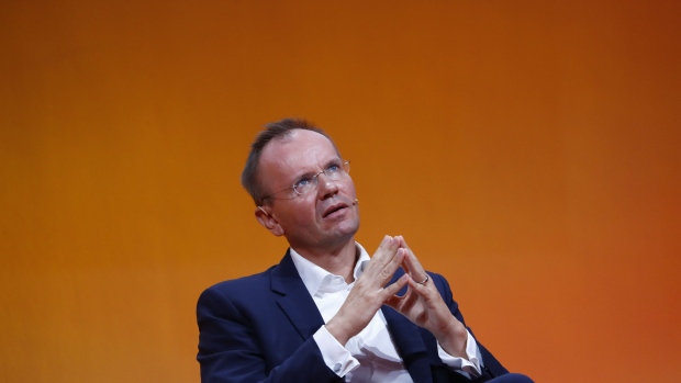 Markus Braun, chief executive officer of Wirecard AG, pauses at the Handelsblatt Banking Summit in Frankfurt, Germany, on Wednesday, Sept. 4, 2019. Deutsche Bank AG Chief Executive Officer Christian Sewing said that the bank’s most radical revamp in years is set to deliver higher returns for investors, even as it grapples with the prospect of lower interest rates and a slumping German economy.