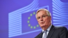 Michel Barnier, chief negotiator for the European Union (EU), speaks during a news conference following the first round of Brexit trade talks in Brussels, Belgium, on Thursday, March 5, 2020. Barnier warned there were "serious divergences" with the U.K. on the terms of their future ties as their first week of talks ended with the two sides very far apart.