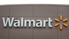 A sign hangs outside of a Walmart store on May 19, 2020 in Chicago, Illinois. 