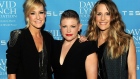BEVERLY HILLS, CA - FEBRUARY 27: (L-R) Musicians Martie Maguire, Natalie Maines and Emily Robison of the Dixie Chicks arrive at the David Lynch Foundation Gala Honoring Rick Rubin at the Beverly Wilshire Hotel on February 27, 2014 in Beverly Hills, California. (Photo by Kevin Winter/Getty Images)