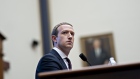 Mark Zuckerberg, chief executive officer and founder of Facebook Inc., speaks during a House Financial Services Committee hearing in Washington, D.C., U.S., on Wednesday, Oct. 23, 2019. Zuckerberg struggled to convince Congress of the merits of the company's plans for a cryptocurrency in light of all the other challenges the company has failed to solve. Photographer: Al Drago/Bloomberg