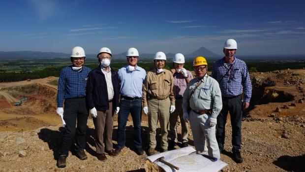 MARKET ONE - Japan Gold’s executive team touring Japanese mining operations.