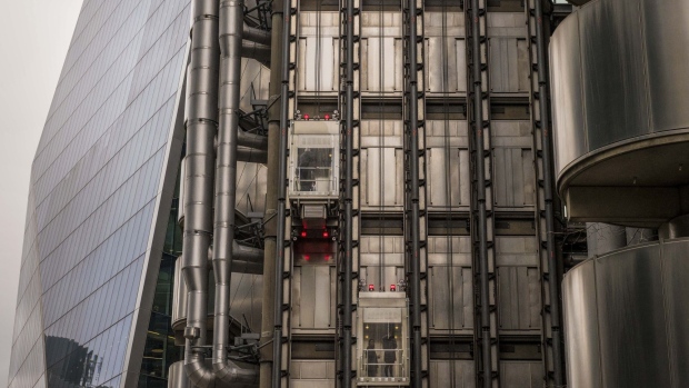 The Lloyds of London building in the City of London, U.K. Photographer: Jason Alden/Bloomberg