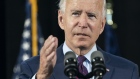 Democratic presidential candidate former Vice President Joe Biden speaks at an an event about affordable healthcare at the Lancaster Recreation Center on June 25, 2020 in Lancaster, Pennsylvania.