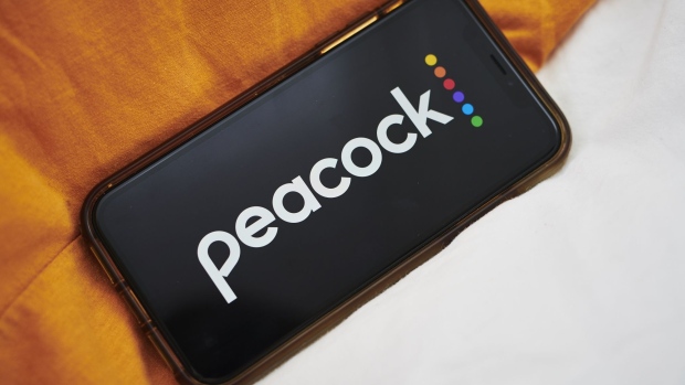 Peacock streaming service Photographer: Gabby Jones/Bloomberg