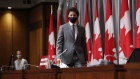 Justin Trudeau arrives at an Ottawa news conference on July 8.