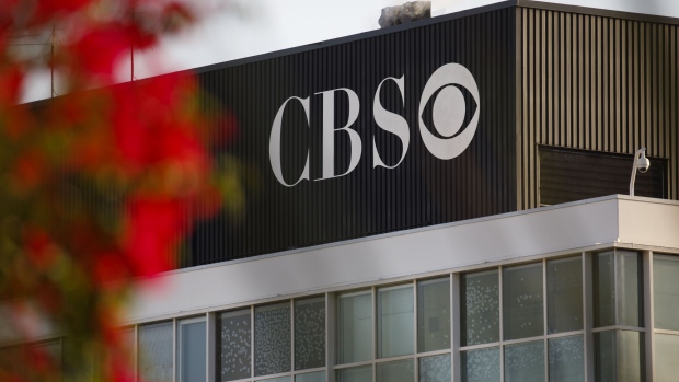 Signage is displayed at the CBS Corp. Television City studio complex in Los Angeles, California, U.S., on Wednesday, Aug. 7, 2019. CBS released earnings figures on August 8. Photographer: Patrick T. Fallon/Bloomberg