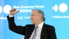 Ray Dalio, founder of Bridgewater Associates LP, speaks during a panel discussion at the Bloomberg New Economy Forum in Beijing, China, on Thursday, Nov. 21, 2019. The New Economy Forum, organized by Bloomberg Media Group, a division of Bloomberg LP, aims to bring together leaders from public and private sectors to find solutions to the world's greatest challenges.