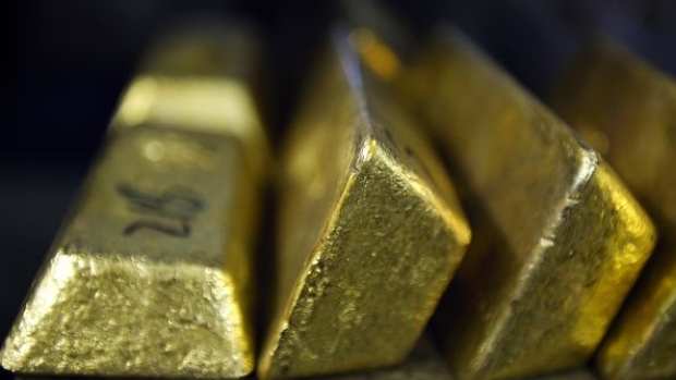 Gold bars sit in a vault at the Perth Mint Refinery, operated by Gold Corp., in Perth, Australia, on Thursday, Aug. 9, 2018. Demand for coins and minted bars was a little sluggish over the past year as Donald Trump's earlier win in the presidential poll prompted investors to divert funds into stocks, bonds and property, said Perth Mint's Chief Executive Officer Richard Hayes on Aug. 8. Photographer: Bloomberg/Bloomberg