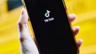 Signage for ByteDance Ltd.'s TikTok app is displayed on a smartphone in an arranged photograph taken in the Brooklyn borough of New York, U.S., on Tuesday, June 30, 2020. India's unprecedented decision to ban 59 of China’s largest apps is a warning to China's tech giants, who for years thrived behind a government-imposed Great Firewall that kept out many of America’s best-known internet names.